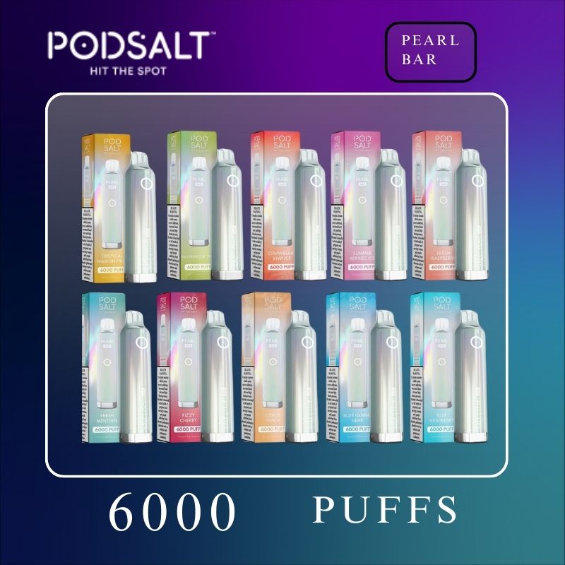 Podsalt pearl bar 6000 puffs disposable vape