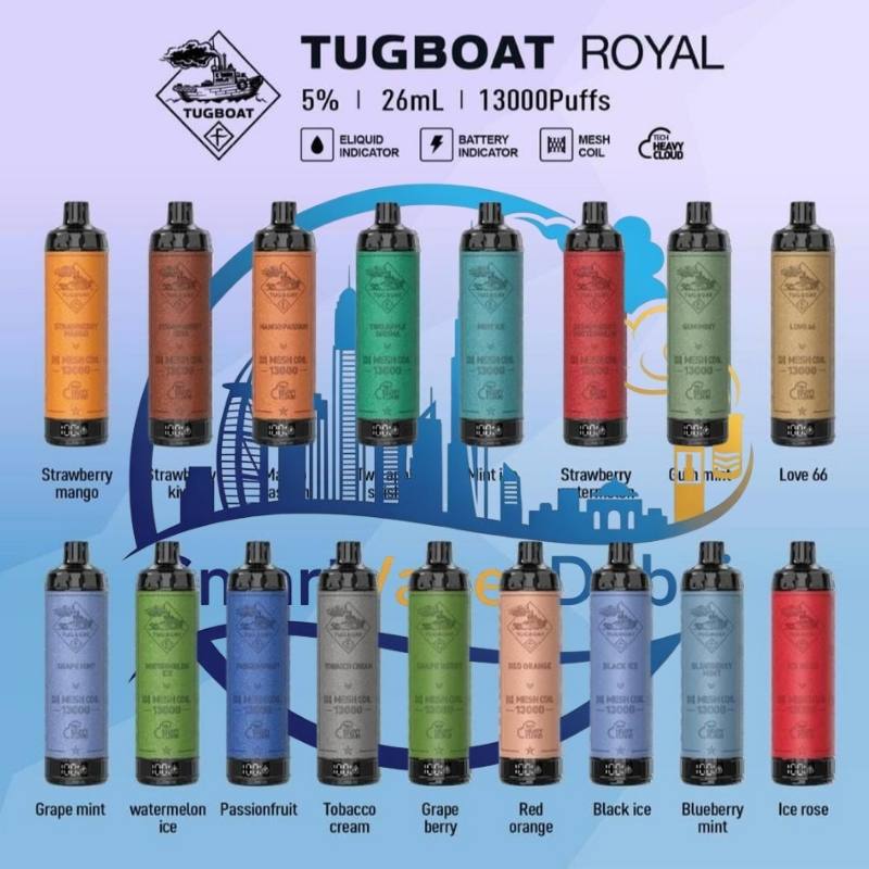 Tugboat 13000 Puffs Disposable Vape – Dubai Edition