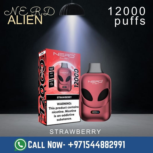 Nerd alien 12000 puffs disposable vape Dubai fast delivery