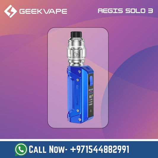 The Geekvape Aegis Solo 3 Pod Kit is a high-performance