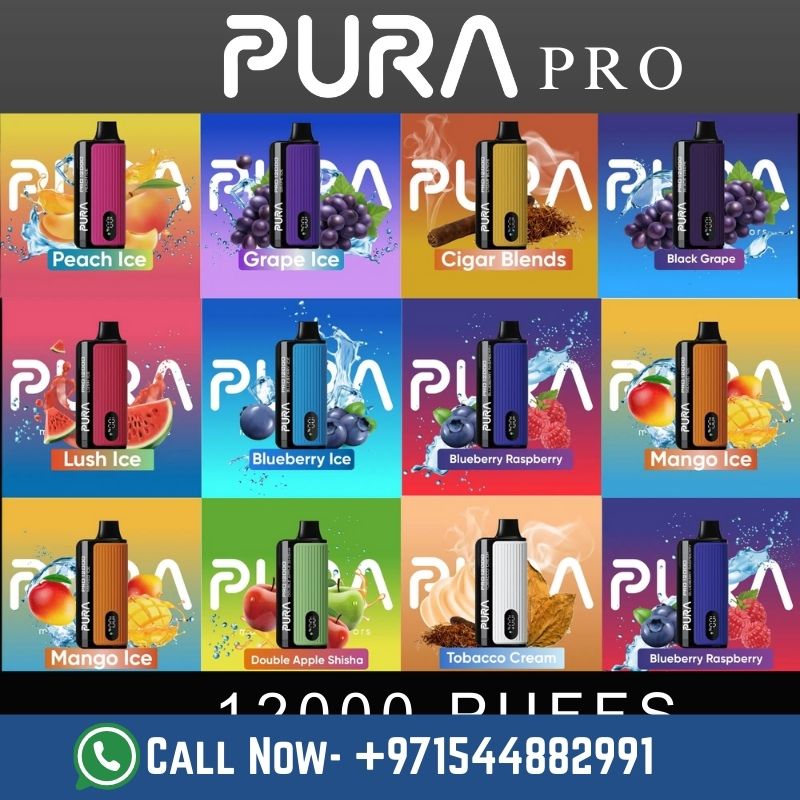 Pura pro 12000 puffs rechargeable disposable vape