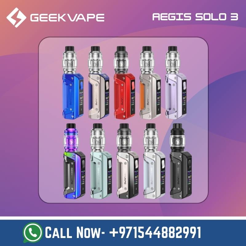 The Geekvape Aegis Solo 3 Pod Kit is a high-performance
