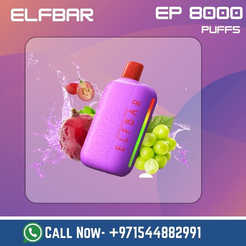 Buy Elfbar EP 8000 Puffs Disposable Vape