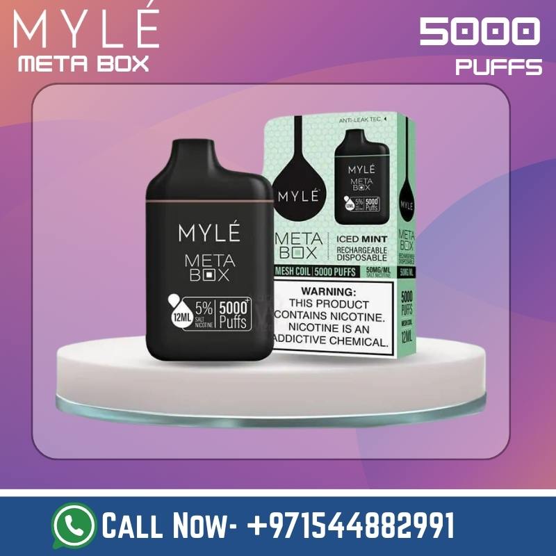 Myle Meta Box 5000 Puffs Disposable Vape Dubai UAE