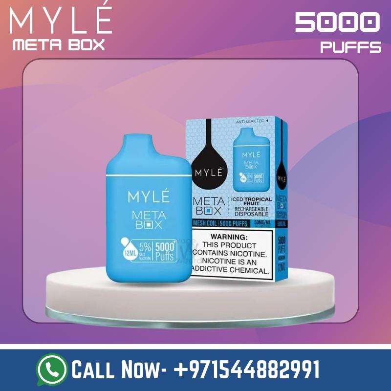 Myle Meta Box 5000 Puffs Disposable Vape Dubai UAE