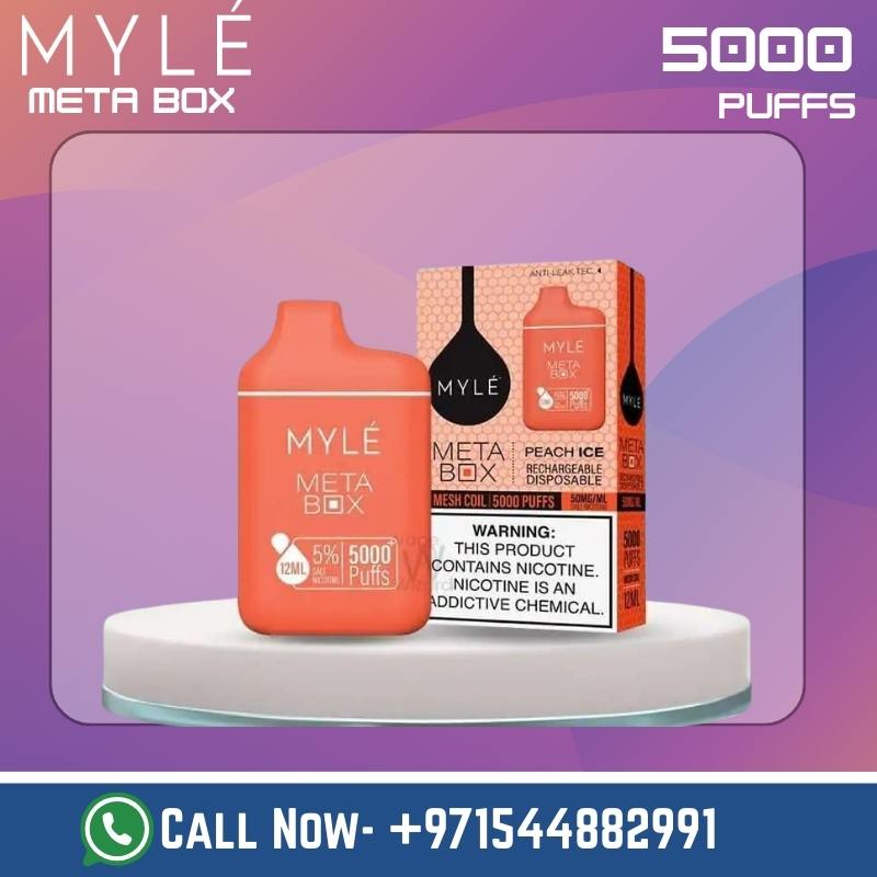 Myle Meta Box 5000 Puffs Disposable Vape Dubai UAE