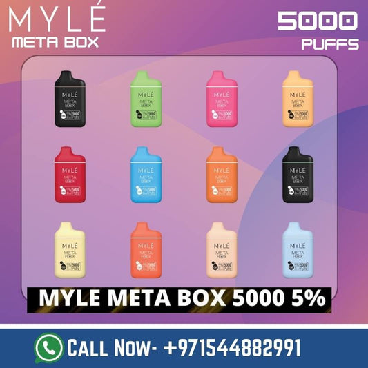 Myle Meta Box 5000 Puffs Disposable Vape Dubai UAE