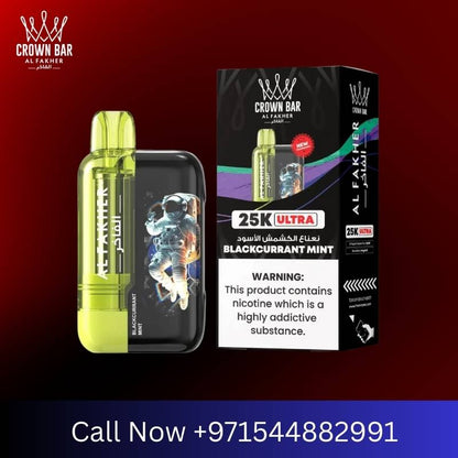 Al Fakher Crown Bar 25K Ultra Dubai | The Apex of Disposable Vaping