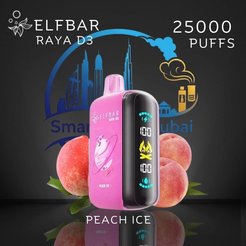 Elfbar Raya D3 25000 Puffs Disposable Vape Dubai