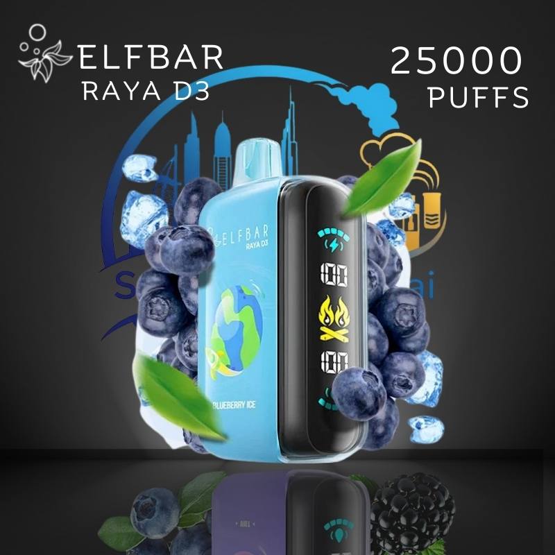 Elfbar Raya D3 25000 Puffs Disposable Vape Dubai