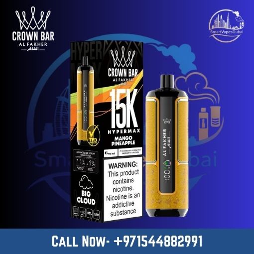 Al Fakher Crown Bar Hypermax 15000 Puffs – Premium Disposable Vape