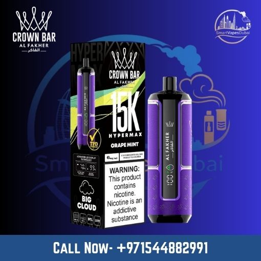 Al Fakher Crown Bar Hypermax 15000 Puffs – Premium Disposable Vape