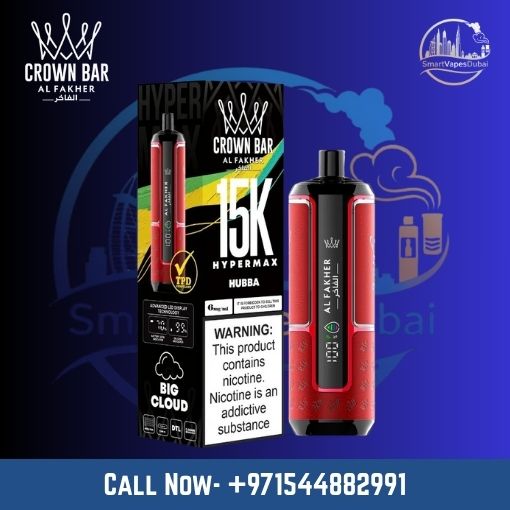 Al Fakher Crown Bar Hypermax 15000 Puffs Disposable Vape