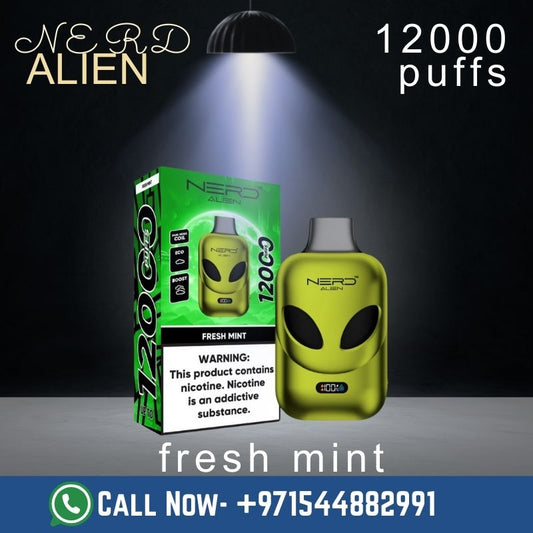 Nerd alien 12000 puffs disposable vape Dubai