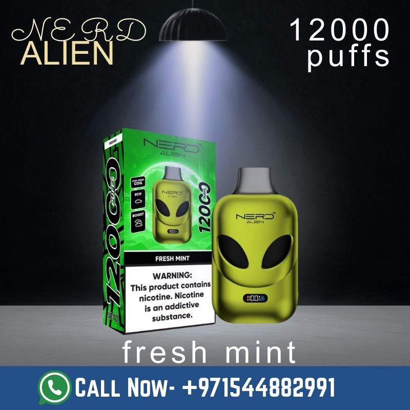 Nerd alien 12000 puffs disposable vape Dubai fast delivery