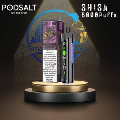 POD SALT Shisha 8000 Puffs Vape Dubai – 3MG Disposable