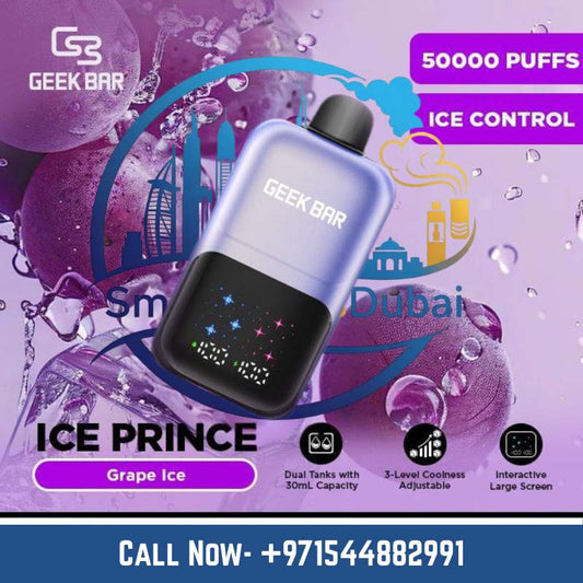 GEEK BAR Ice Prince 50000 Puffs 50mg Disposable Vape Dubai UAE