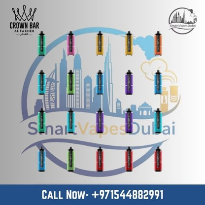 Al Fakher Crown Bar Hypermax 15000 Puffs – Premium Disposable Vape