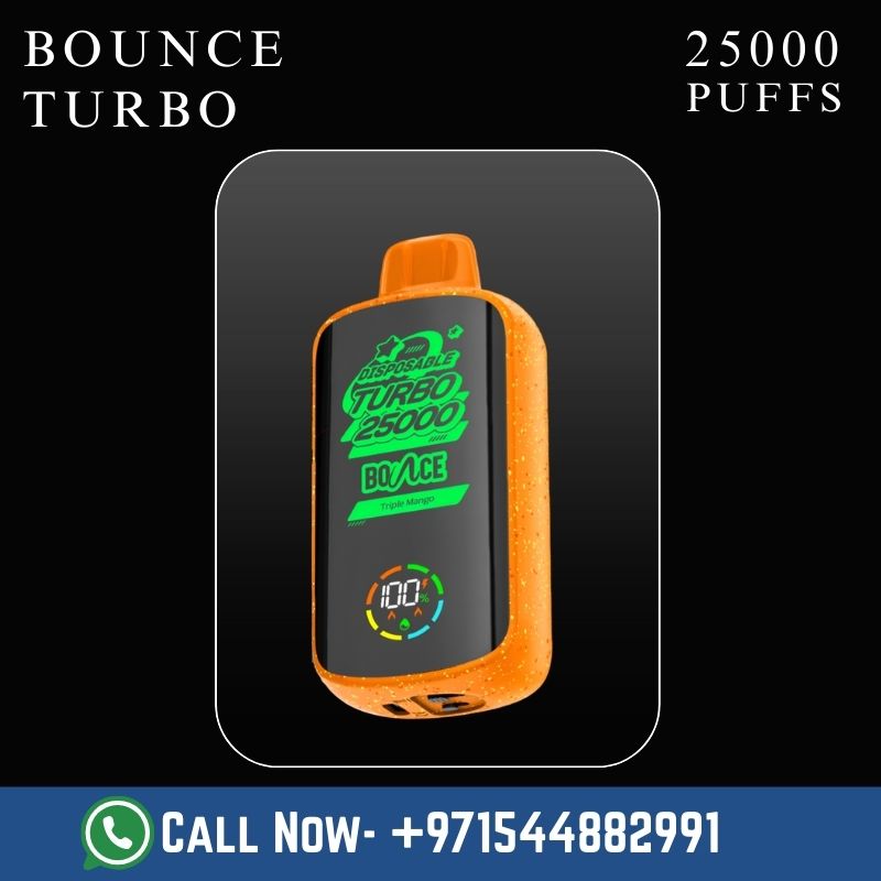 Bounce turbo 25000 puffs disposable vape Dubai UAE