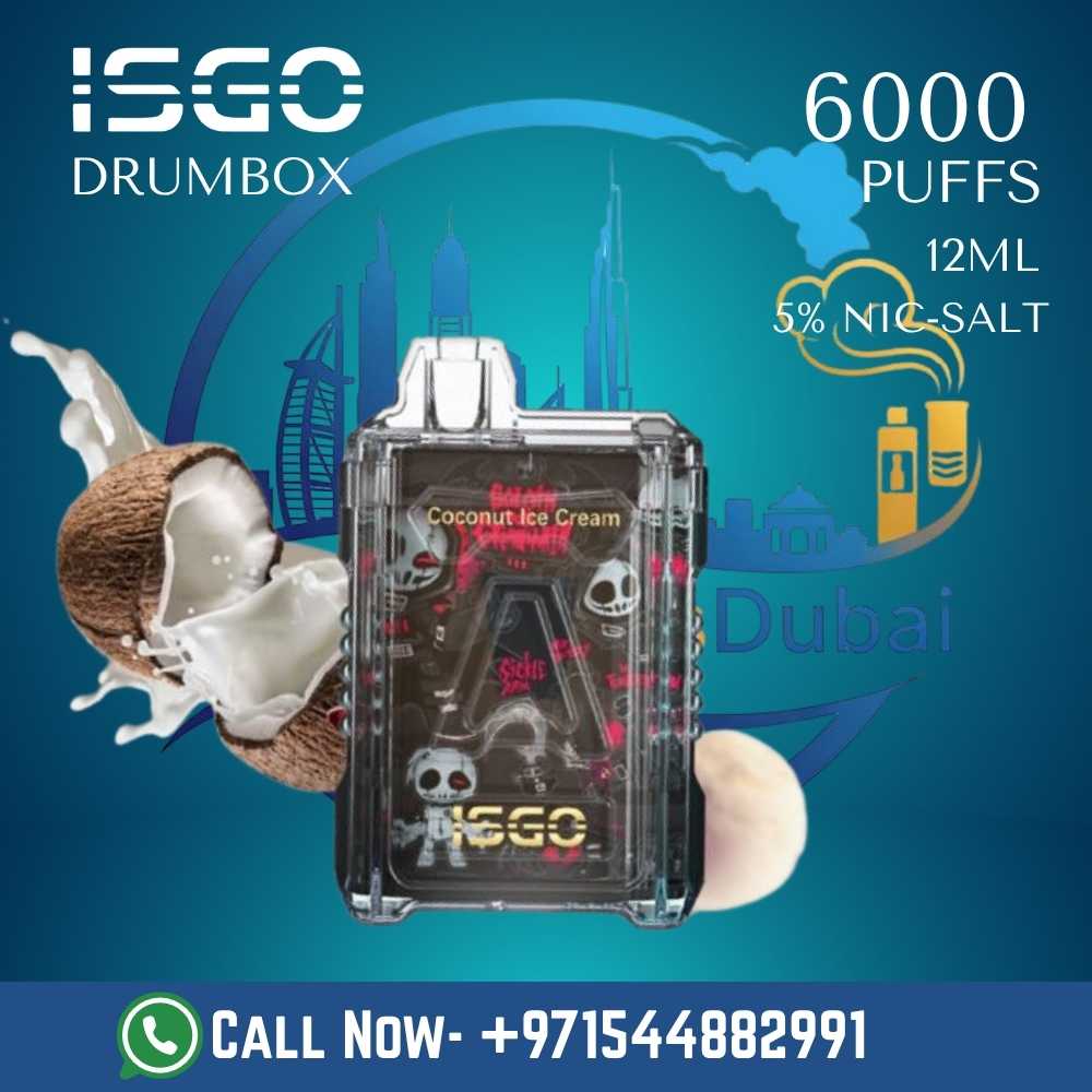 ISGO Drambox 6000 Puffs 5% Nic Salt