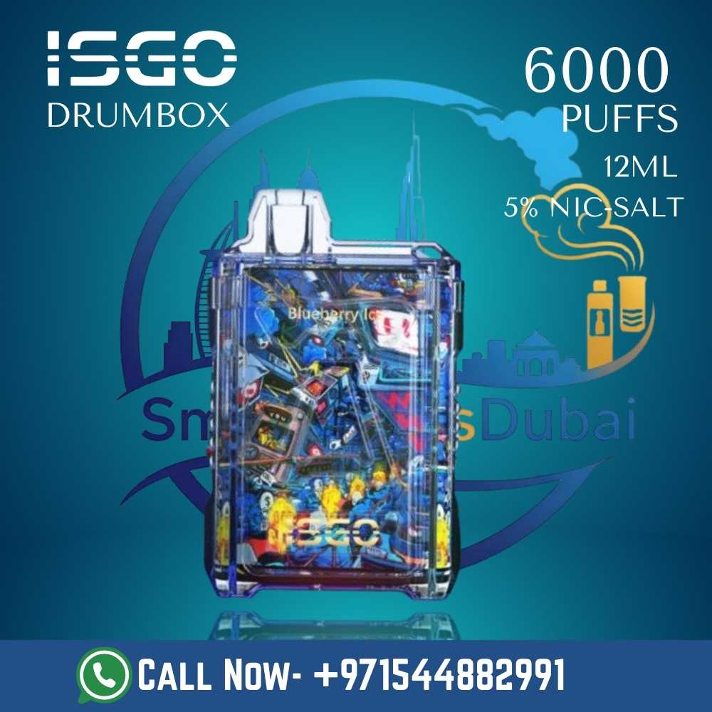ISGO Drambox 6000 Puffs 5% Nic Salt