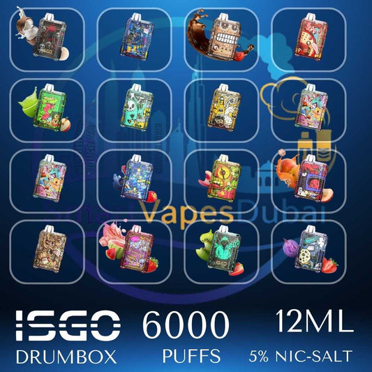 ISGO Drambox 6000 Puffs 5% Nic Salt