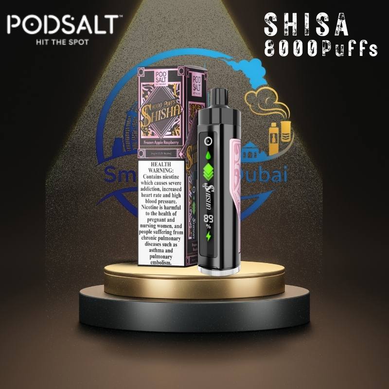 POD SALT Shisha 8000 Puffs Vape Dubai – 3MG Disposable