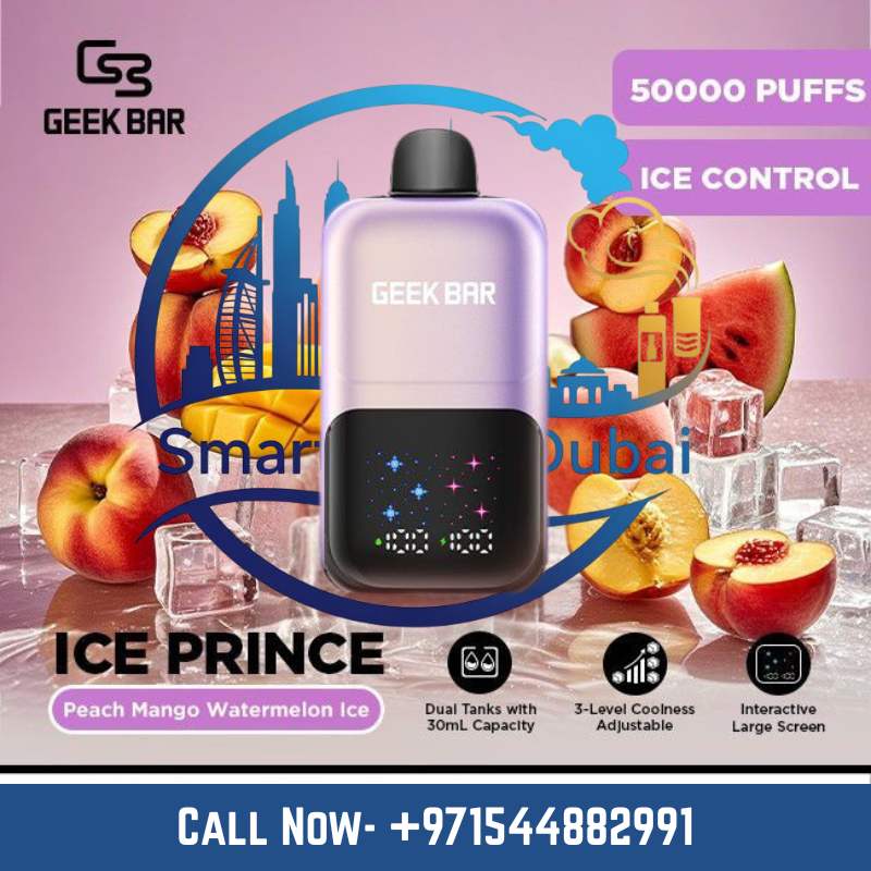 GEEK BAR Ice Prince 50000 Puffs 50mg Disposable Vape Dubai UAE