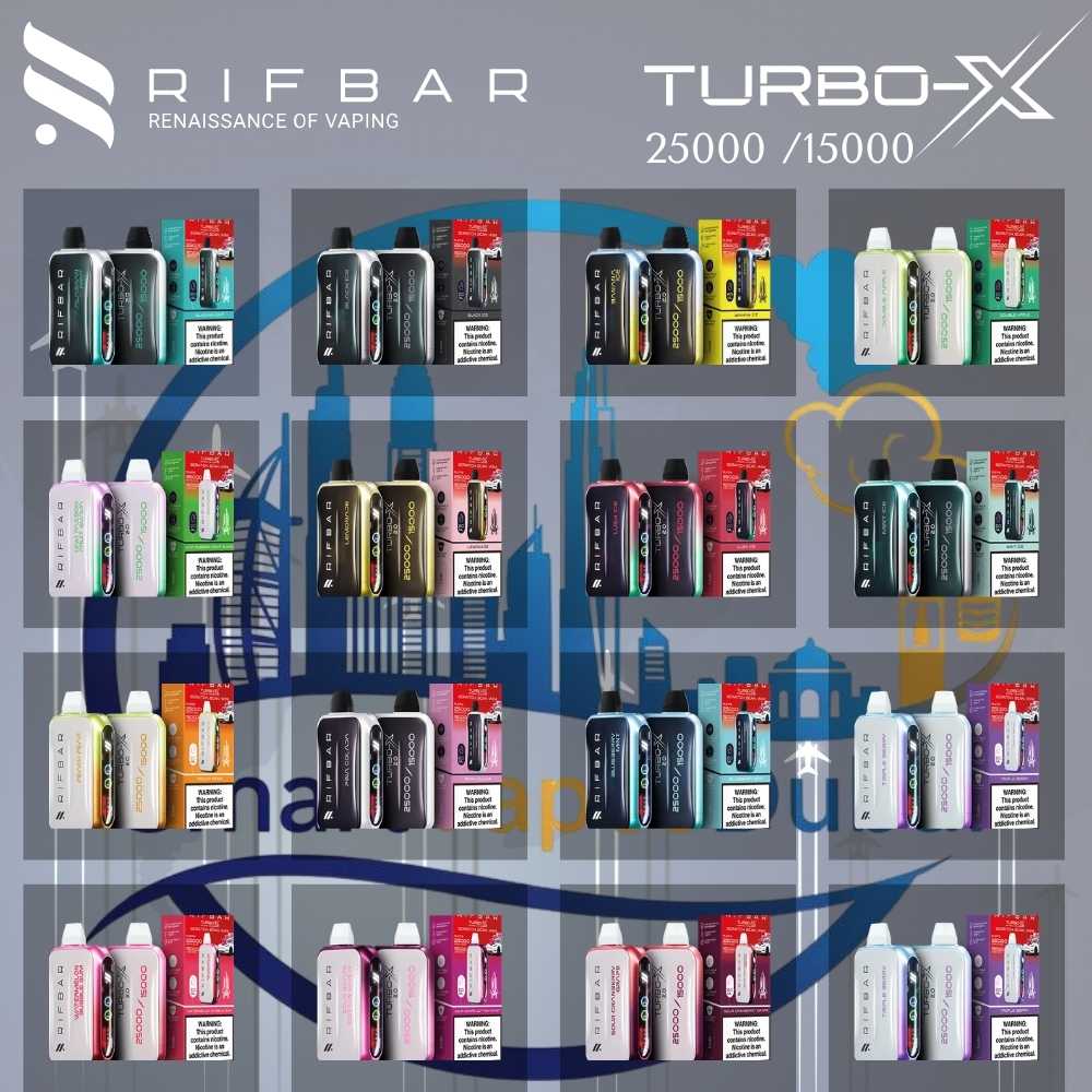 RIFBAR Turbo X 25000 Puffs Disposable Vape