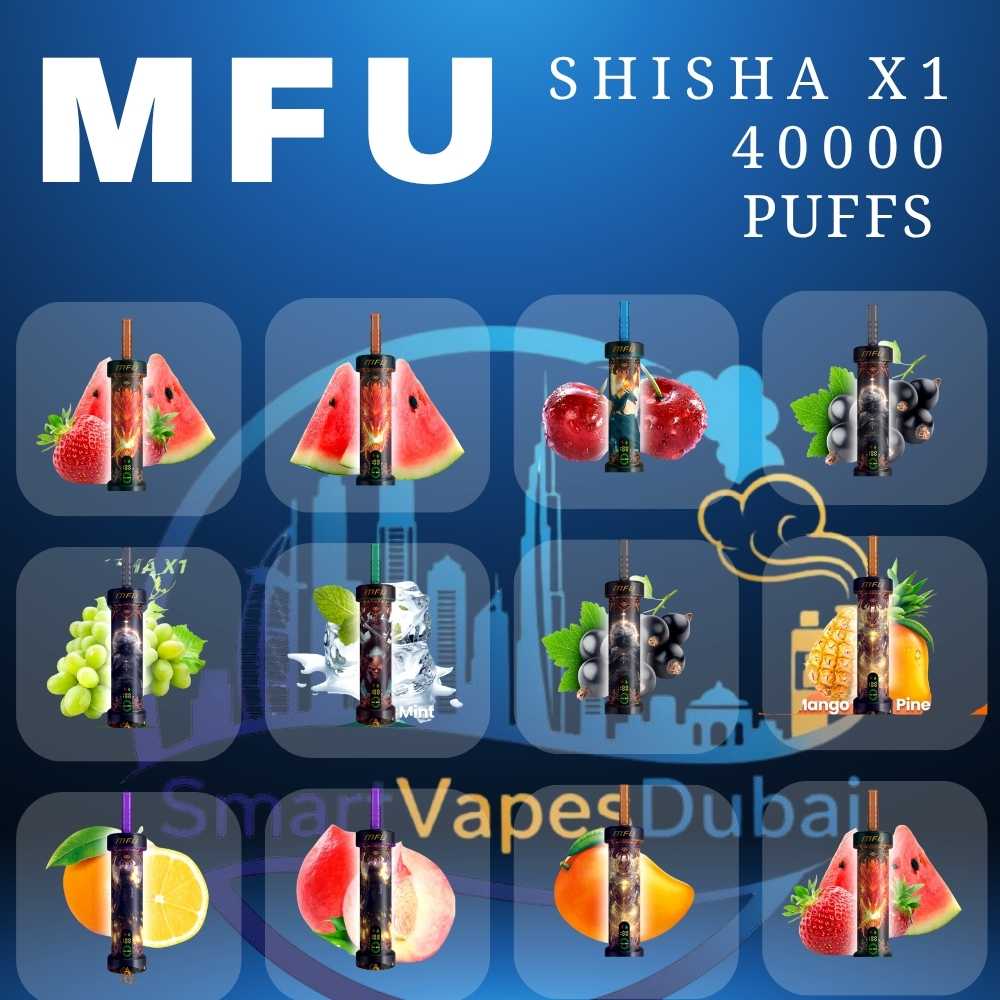 MFU Shisha X1 40000 Puffs