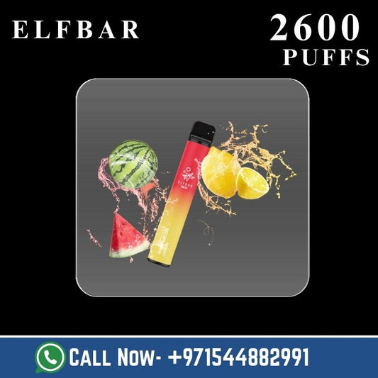 Elf Bar 2600 Puffs Disposable Vape – 20MG Nicotine