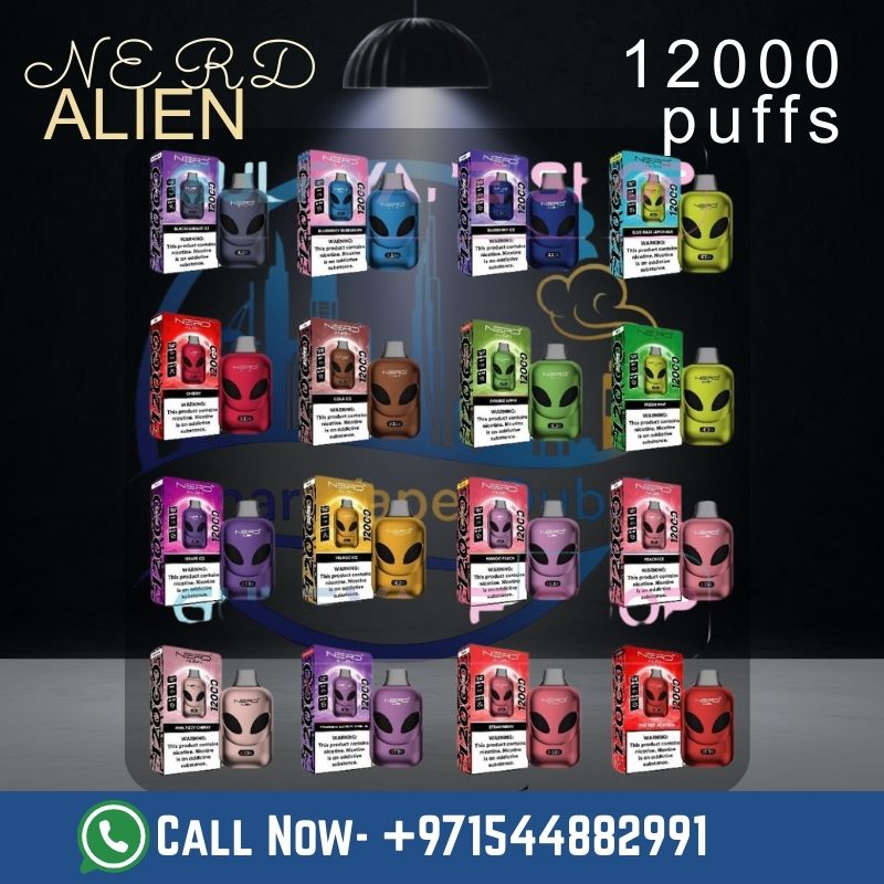 Nerd alien 12000 puffs disposable vape Dubai fast delivery