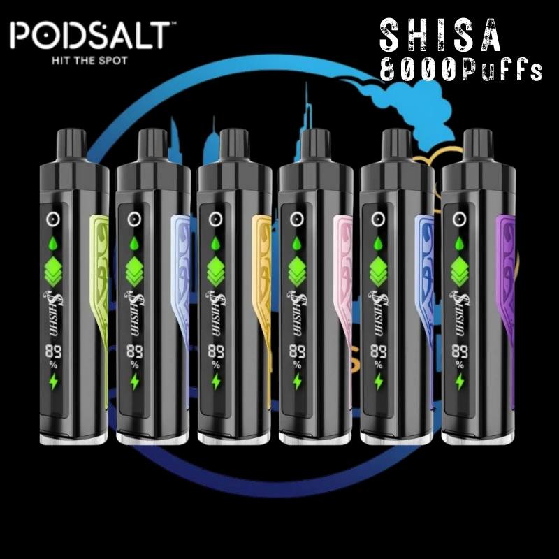 POD SALT Shisha 8000 Puffs Vape Dubai – 3MG Disposable