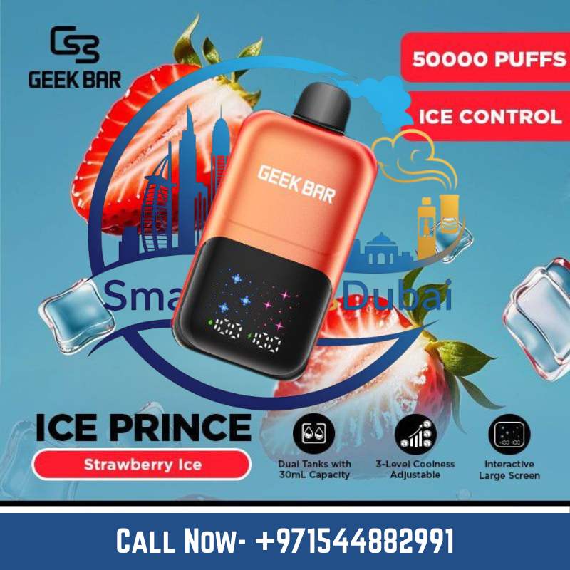 GEEK BAR Ice Prince 50000 Puffs 50mg Disposable Vape Dubai UAE