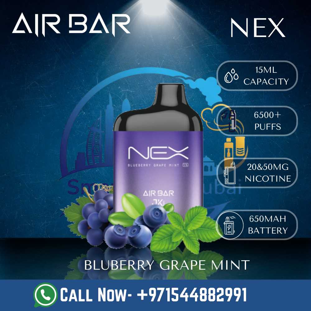 Air Bar Nex 6500 Puffs Disposable Vape – Dubai UAE