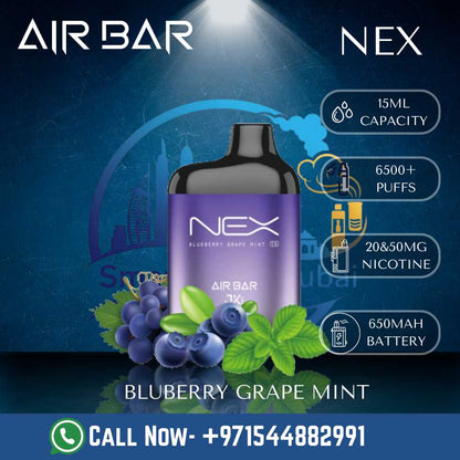 Air Bar Nex 6500 Puffs Disposable Vape – Dubai UAE