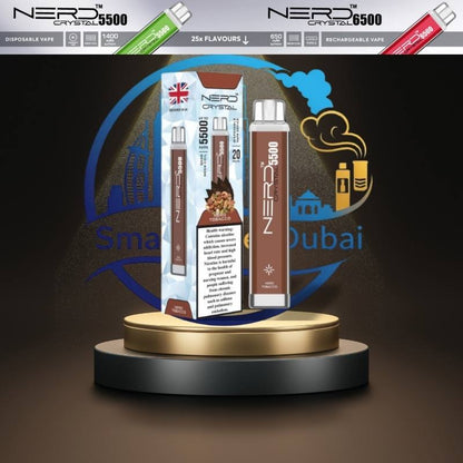 Nerd Crystal 5500 Puffs Disposable Vape – Dubai