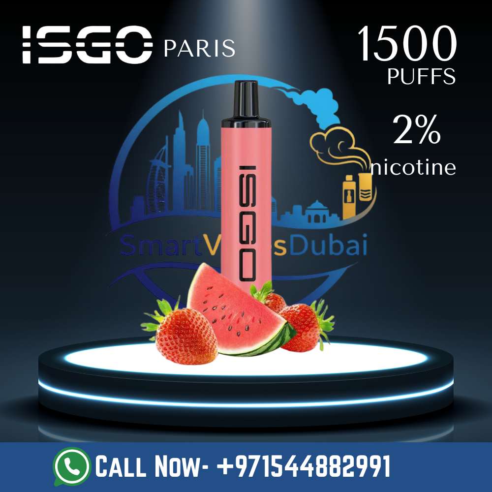 ISGO Paris 1500 Puffs Disposable Vape – Dubai UAE