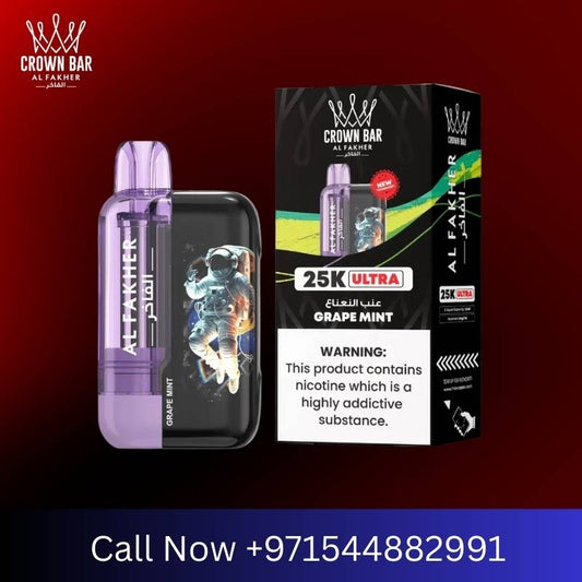 Al Fakher Crown Bar 25K Ultra Dubai | The Apex of Disposable Vaping