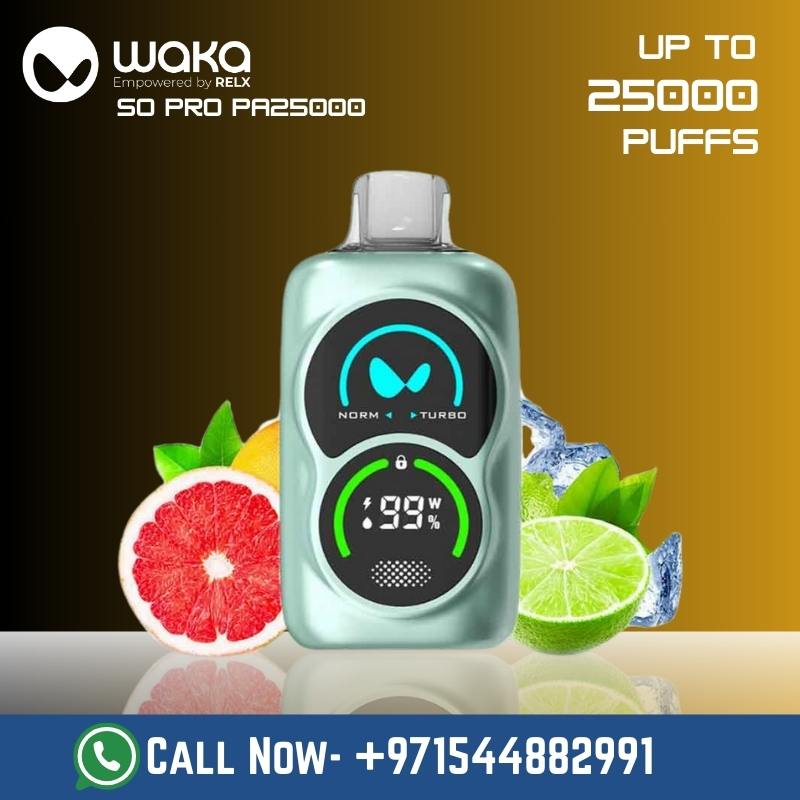 Buy WAKA SoPro PA25000 Puffs Disposable Vape Dubai UAE