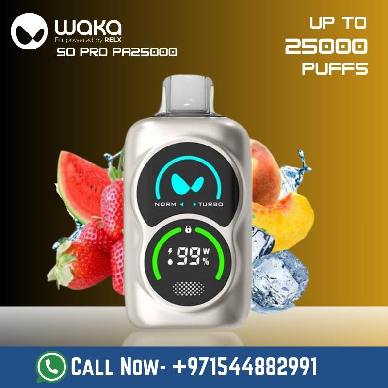 Buy WAKA SoPro PA25000 Puffs Disposable Vape Dubai UAE