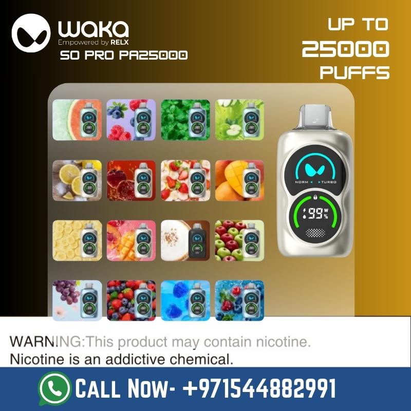 Buy WAKA SoPro PA25000 Dubai online – The Ultimate Disposable Vape