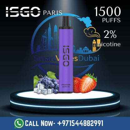 ISGO Paris 1500 Puffs Disposable Vape – Dubai UAE