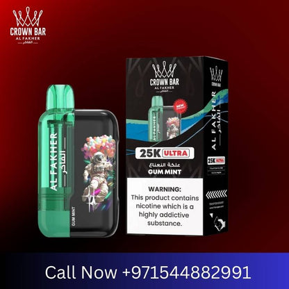 Al Fakher Crown Bar 25K Ultra Dubai | The Apex of Disposable Vaping