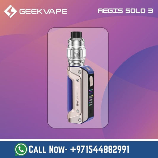 The Geekvape Aegis Solo 3 Pod Kit is a high-performance