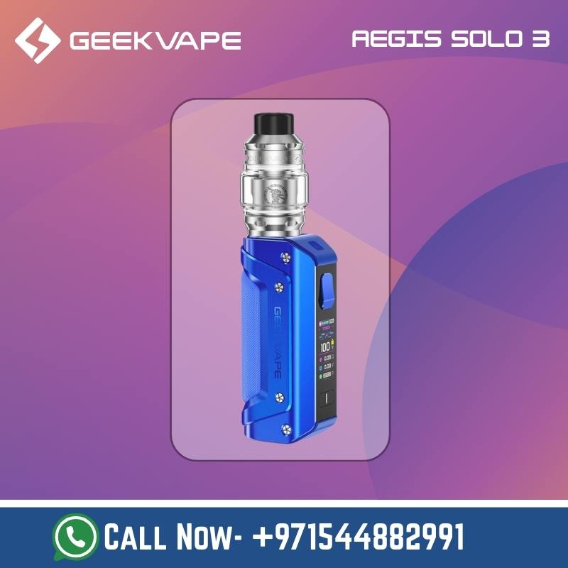 The Geekvape Aegis Solo 3 Pod Kit is a high-performance