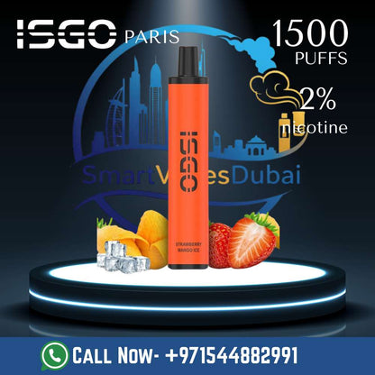 ISGO Paris 1500 Puffs Disposable Vape – Dubai UAE