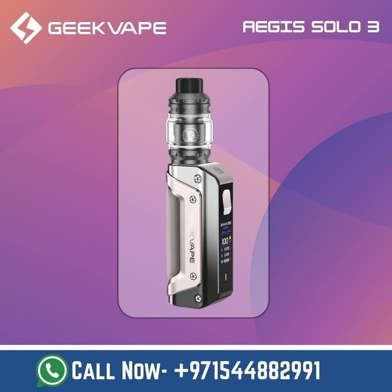 The Geekvape Aegis Solo 3 Pod Kit is a high-performance