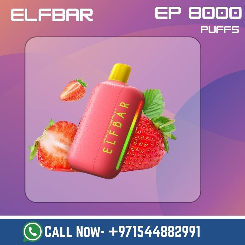 Buy Elfbar EP 8000 Puffs Disposable Vape