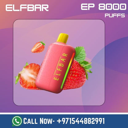 Buy Elfbar EP 8000 Puffs Disposable Vape